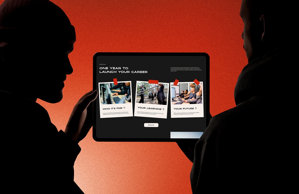 Mockup du nouveau site web Wordpress sur-mesure au format tablette responsive